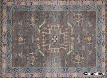 KHOTAN - KH104E - Patterned handmade rug _ Mohebban