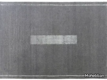 PLANO MIMETICO - PL304 - Handmade rectangular wool and viscose rug _ Mohebban