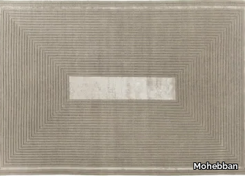 PLANO MIMETICO - PL305 - Handmade rectangular wool and viscose rug _ Mohebban