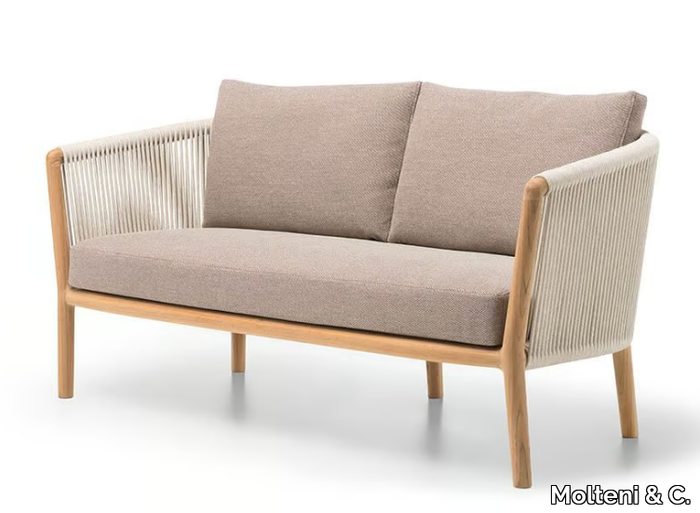 BOBOLI - 2 seater fabric garden sofa _ Molteni & C.