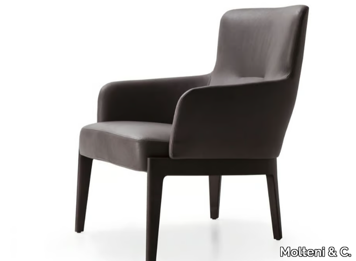 CHELSEA - Armchair with armrests _ Molteni & C.