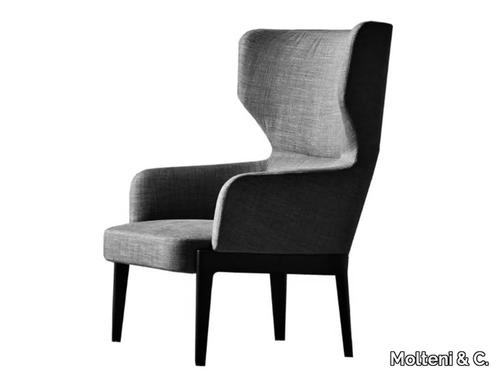 CHELSEA - Bergere armchair high-back _ Molteni & C.