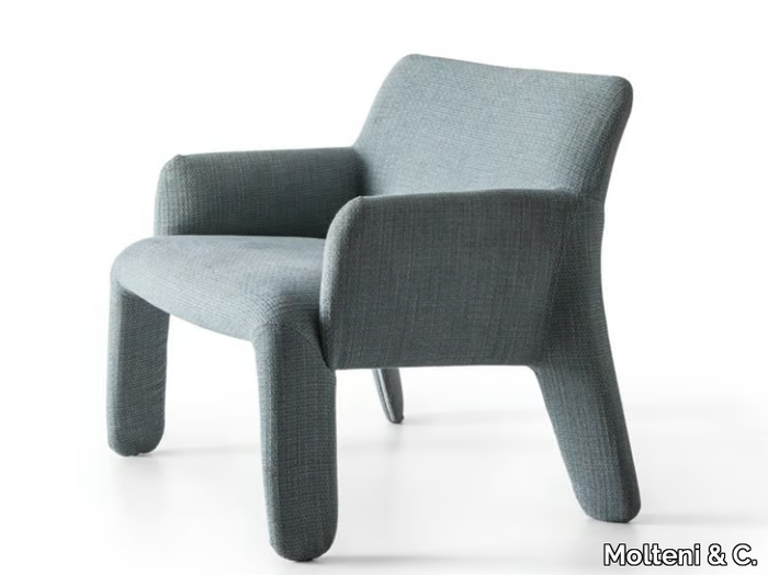 GLOVE-UP - Armchair with armrests _ Molteni & C.