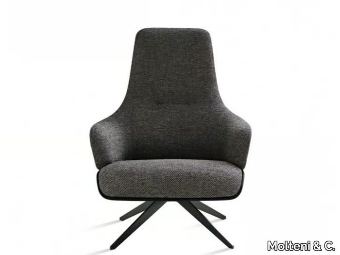 KENSINGTON - Fabric armchair high-back _ Molteni & C.