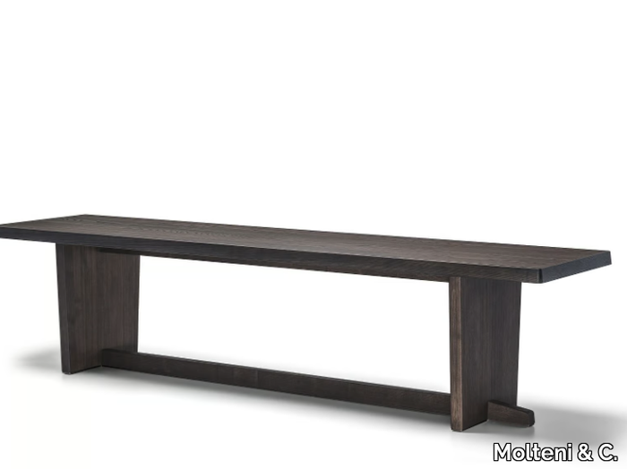 REMI - Rectangular wooden console table _ Molteni & C.