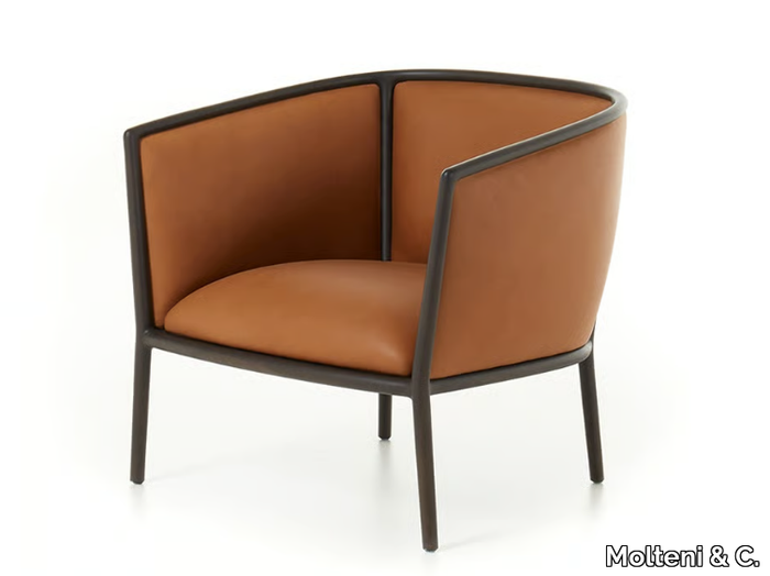 MARGOU - Armchair with armrests _ Molteni & C.