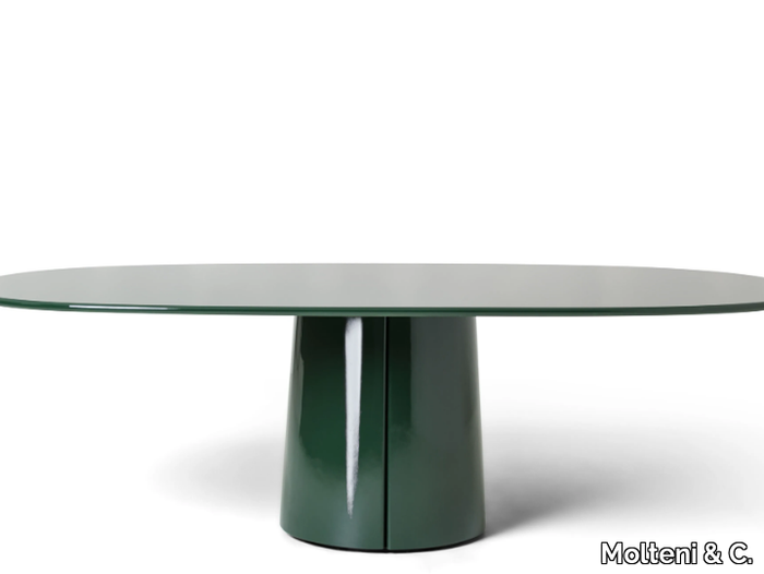 MATEO - Oval wooden table _ Molteni & C.