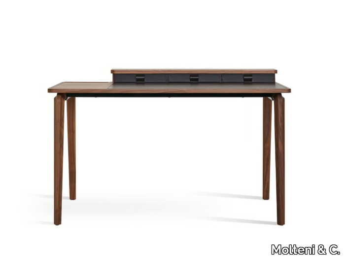 NOTE - Wooden writing desk with drawers _ Molteni & C.