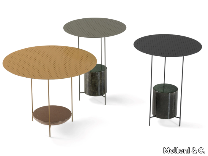 PANNA COTTA OUTDOOR - Round garden side table _ Molteni & C.