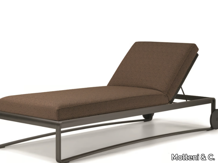 GUELL - Sun lounger with castors _ Molteni & C.