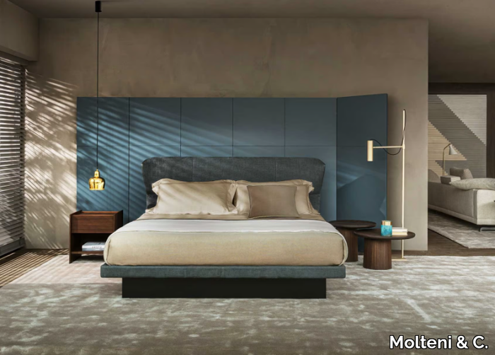 AZUL - Fabric double bed _ Molteni & C.