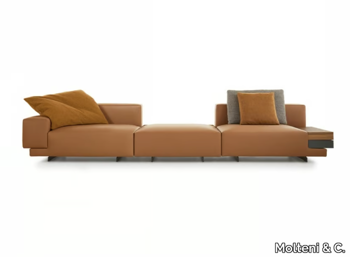 MARTEEN - Sectional leather sofa _ Molteni & C.