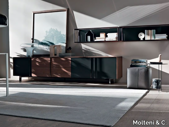 PASS-WORD EVOLUTION - Wooden sideboard with drawers _ Molteni & C.