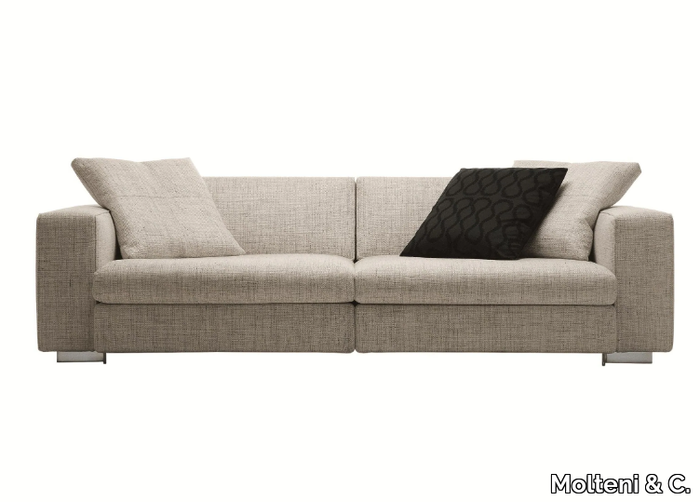 TURNER - Recliner sectional fabric sofa _ Molteni & C.