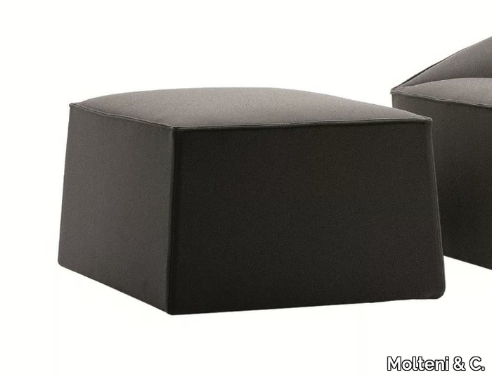 DODA - Upholstered rectangular pouf _ Molteni & C.