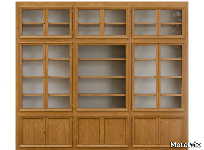 MASCHERA - Sectional cherry wood bookcase _ Morelato