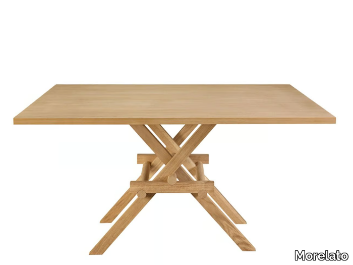 LEONARDO - Square ash table _ Morelato