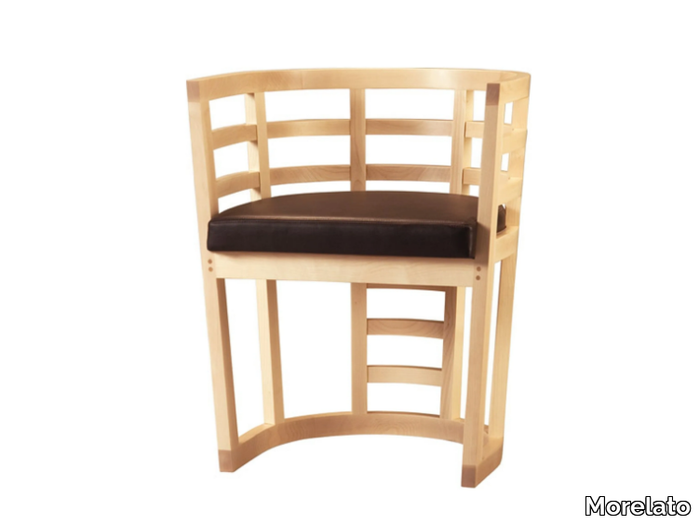 CARTESIA - Maple easy chair with armrests _ Morelato