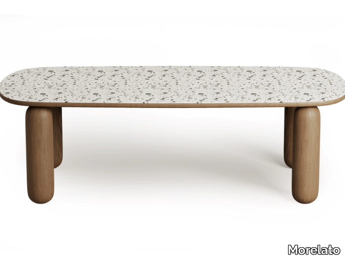 DOLMEN - Wooden dining table _ Morelato