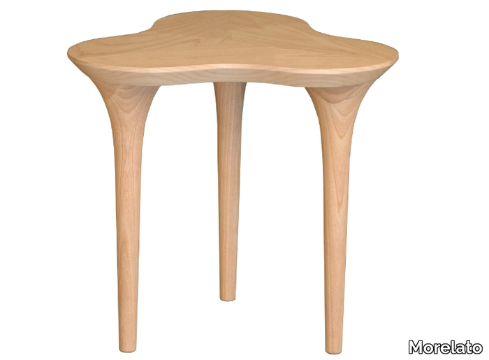 TRIFOGLIO - Solid wood stool / coffee table _ Morelato