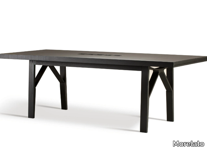 CAMPO - Rectangular ash table _ Morelato