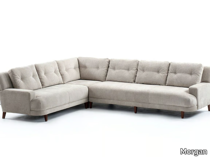 BROMPTON - Modular corner fabric sofa _ Morgan