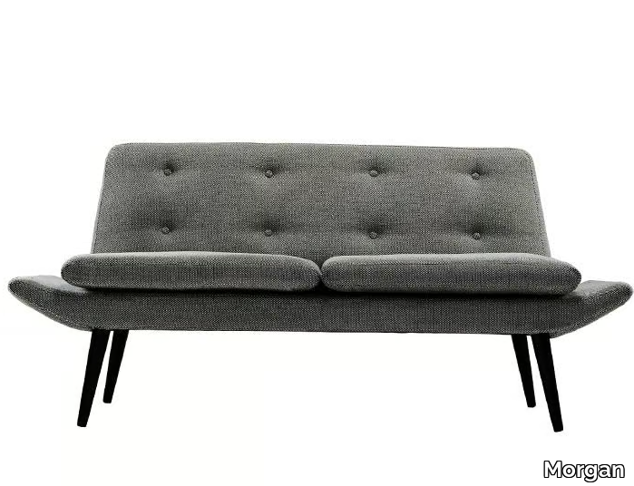 MIAMI - 2 seater tufted fabric sofa _ Morgan