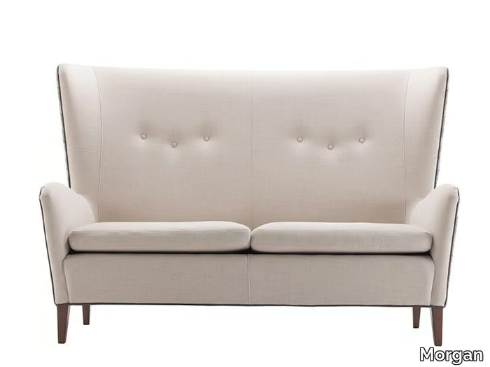 SEVILLE - Bergere fabric high-back sofa _ Morgan