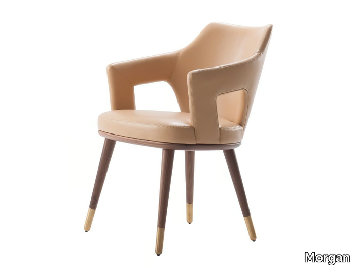 PORTO - Chair with armrests _ Morgan