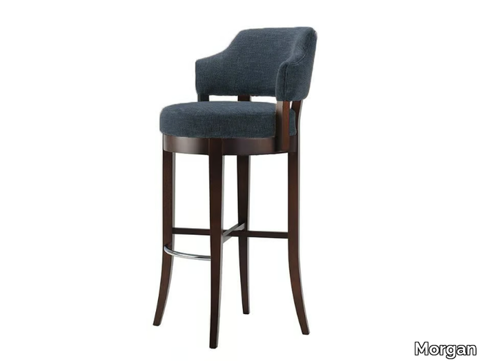 PASTILLE - Fabric barstool with armrests _ Morgan