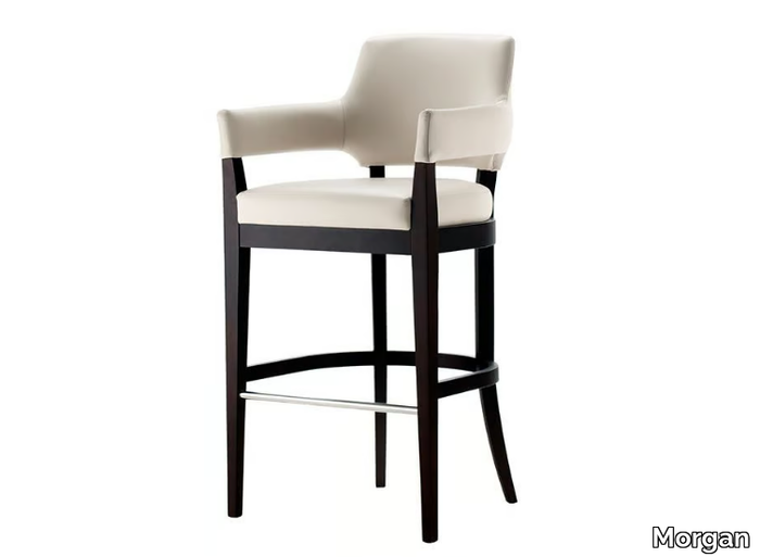 PASTILLE - Fabric barstool with armrests _ Morgan