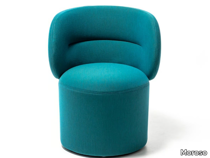 GETLUCKY - Upholstered fabric easy chair with armrests _ Moroso