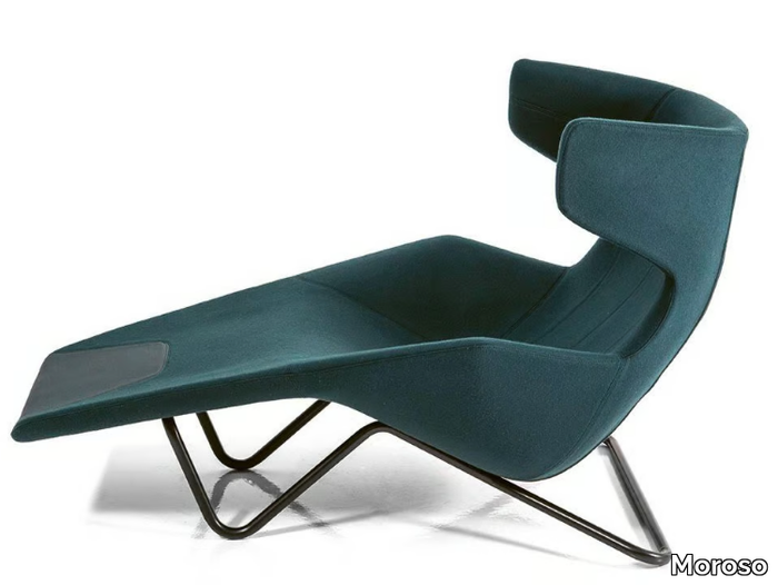 TAKE A LINE FOR A WALK - Fabric chaise longue _ Moroso