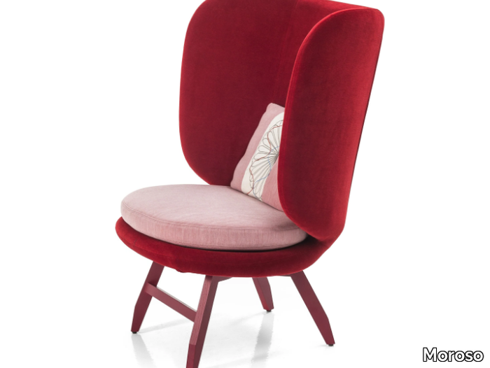 AYUB - Fabric armchair high-back _ Moroso