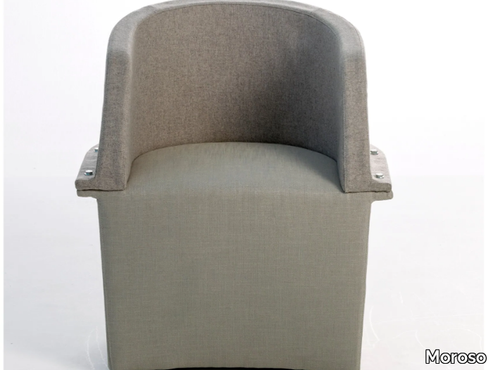 ASSEMBLY - Fabric easy chair with armrests _ Moroso