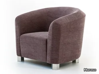 DECO FUTURA - Fabric armchair with armrests _ Moroso