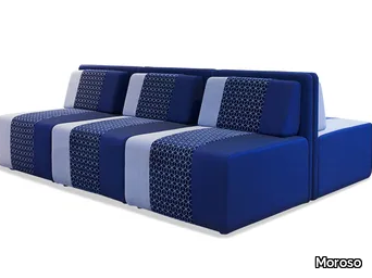 BLOCK SEAT - Modular sectional fabric sofa _ Moroso