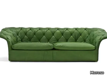 BOHEMIAN - Tufted leather sofa _ Moroso