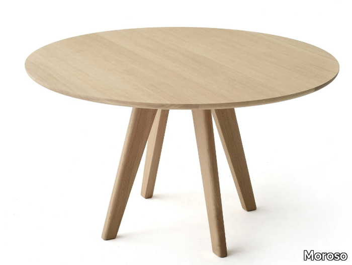 MATHILDA - MDF and solid wood table _ Moroso