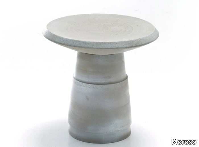 PISTON - Round ceramic coffee table _ Moroso