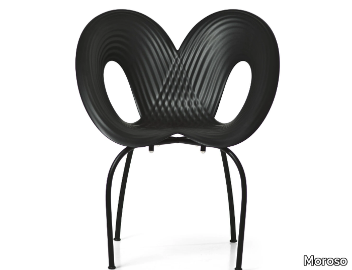 RIPPLE - Stackable polypropylene chair _ Moroso