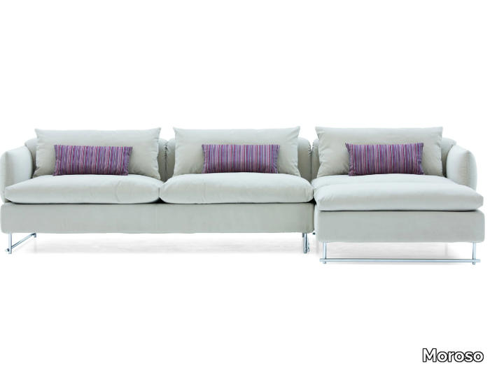 SHANGHAI TIP - Sectional fabric sofa with removable cover _ Moroso