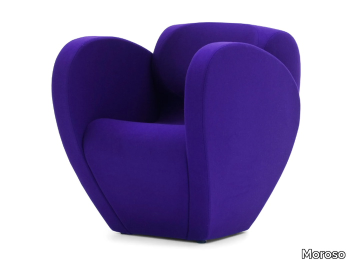 SIZE TEN - Polyester easy chair with armrests _ Moroso