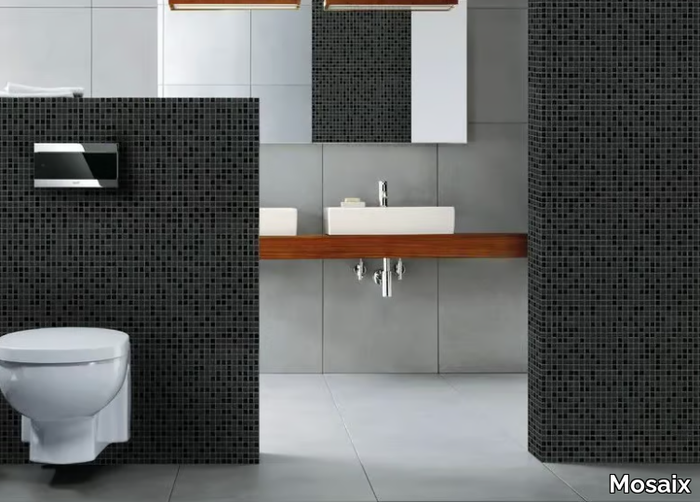 KUBA BLACK - Glass mosaic _ Mosaix