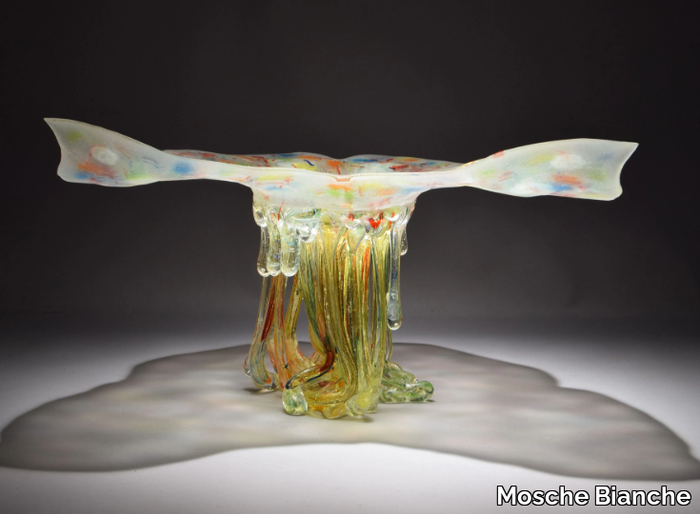 BUTTERFLY - Glass centerpiece / sculpture _ Mosche Bianche