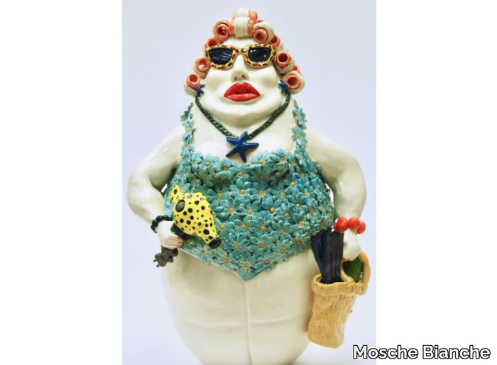 FLOWER POWER - Ceramic sculpture _ Mosche Bianche