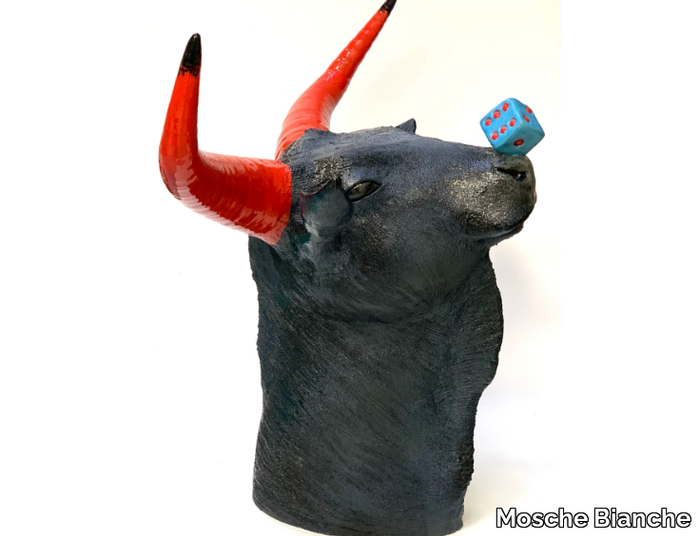 TORO DADO - Ceramic sculpture _ Mosche Bianche