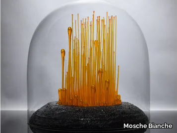 20 INVISIBLE CITY 3 ORANGE - Glass sculpture _ Mosche Bianche