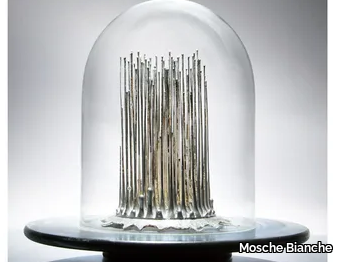 21 INVISIBLE CITY 4 GLACIAL - Glass sculpture _ Mosche Bianche