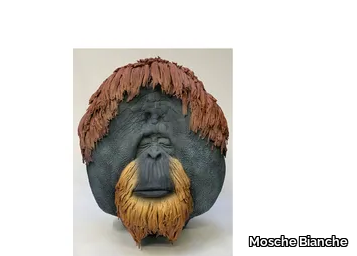 MACACO NORMALE - Ceramic sculpture _ Mosche Bianche